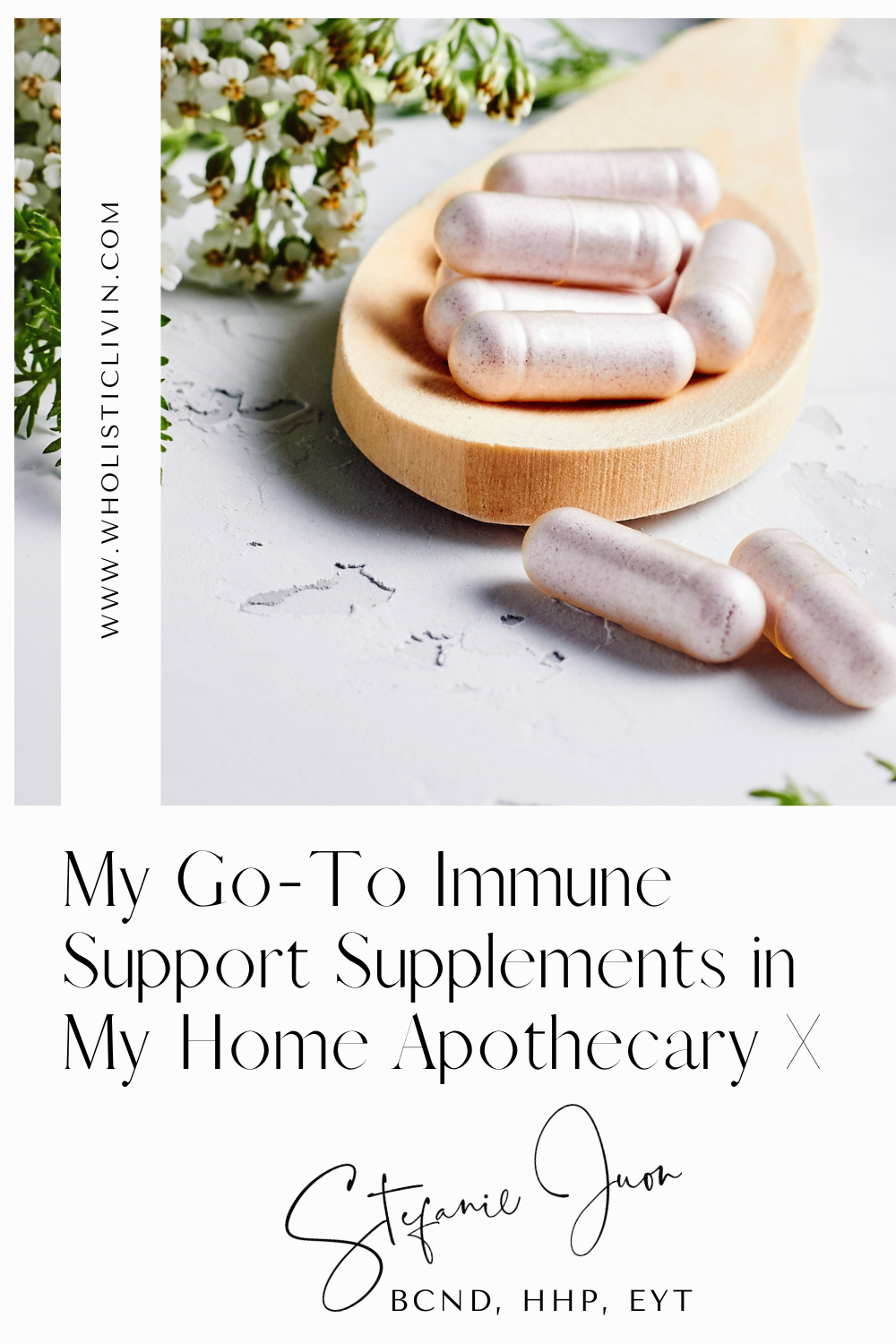 My Go-To Immune Support Supplements in My Home Apothecary 𓎩